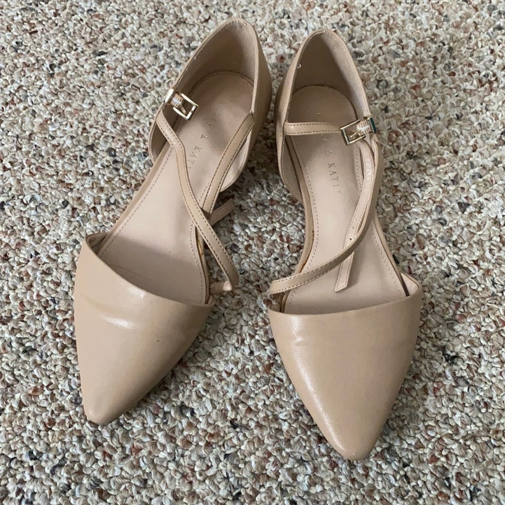 COPY - Kelly & Katie tan flats shoes